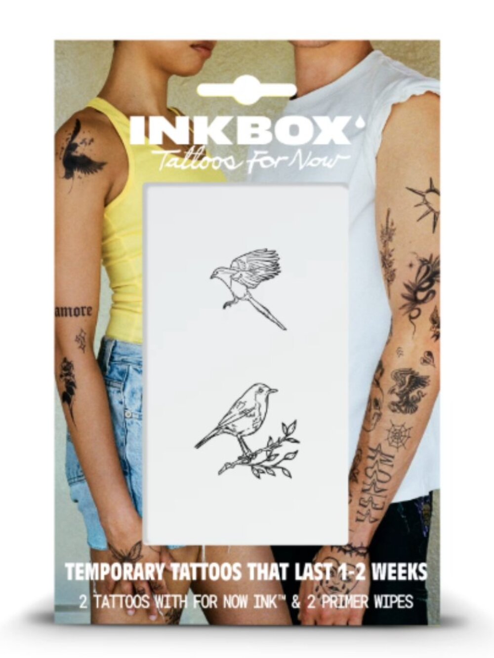 Inkbox Bird Temporary Tattoo Set - NIB
